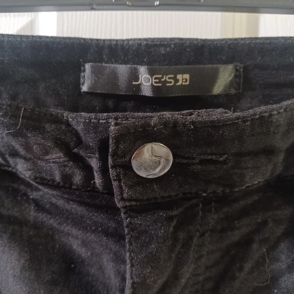 Joe's Jeans Velveteen Black Straight Leg Jeans - Picture 8 of 10